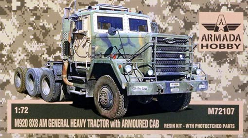 Armada Hobby M72107 M920 8x8 Heavy Tractor w/ Armoured Cab 1/72