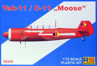 Rs Model 92229 Yak-11/C-11 'Moose' (3x DDR,Austria,Romania) 1/72