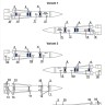 Foxbot Decals FBOT72065 Missile AIM-54A Phoenix Stencils 1/72
