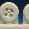 Barracuda Studios BCR48344 Hawker Sea Fury FB.11 Mainwheels - Block Tread 1/48