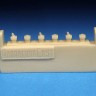 Barracuda Studios BCR48344 Hawker Sea Fury FB.11 Mainwheels - Block Tread 1/48