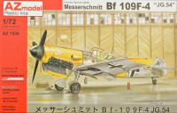 AZ Model 75036 Messerschmitt Bf 109F-4 JG.54 (3x camo) 1/72