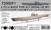 Pontos model 72002F1 U-Boot Type IX C Detail up set 1/72