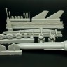 Brengun BRS-48017 Feuerlilie F-55 Flakrakete&dolly (resin kit) 1/48