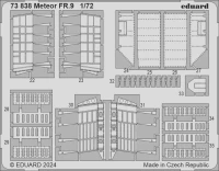 Eduard 73838 SET Meteor FR.9 (AIRF) 1/72