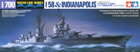 Tamiya 25119 IJN Submarine I-58 &amp; USN Heavy Cruiser Indianapolis 1/700