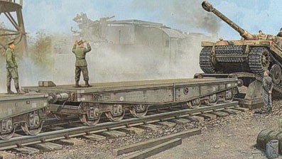 Trumpeter 00221 германская тяжелая ж.д.платформа Ssyms 80 1/35