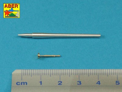 Aber 35 L-226 Early barrel for Valentine Mk.II/IV I or Matilda Mk.III/IV with Besa MG barrel (designed to be used with MiniArt and Tamiya kits)[Mk.III Mk.V Mk.VI] 1/35