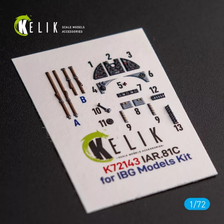 Reskit K72143 IAR.81c interior 3D (IBG) 1/72