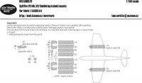 New Ware NWA-M0578 1/144 Mask Spitfire FR Mk.XIV Bubbletop (MARK 1 M)