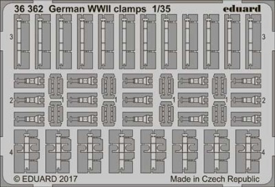 Eduard 36362 German WW2 clamps 1/35