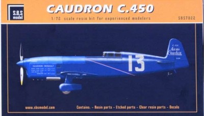 Sbs Model 7022 Caudron C.450 (resin kit) 1/72