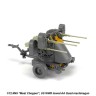 Armory AR72239 M45 Quadmount, U.S. WWII 4x 12.7mm M2HB Turret on M20 trailer 1/72
