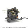 Armory AR72239 M45 Quadmount, U.S. WWII 4x 12.7mm M2HB Turret on M20 trailer 1/72