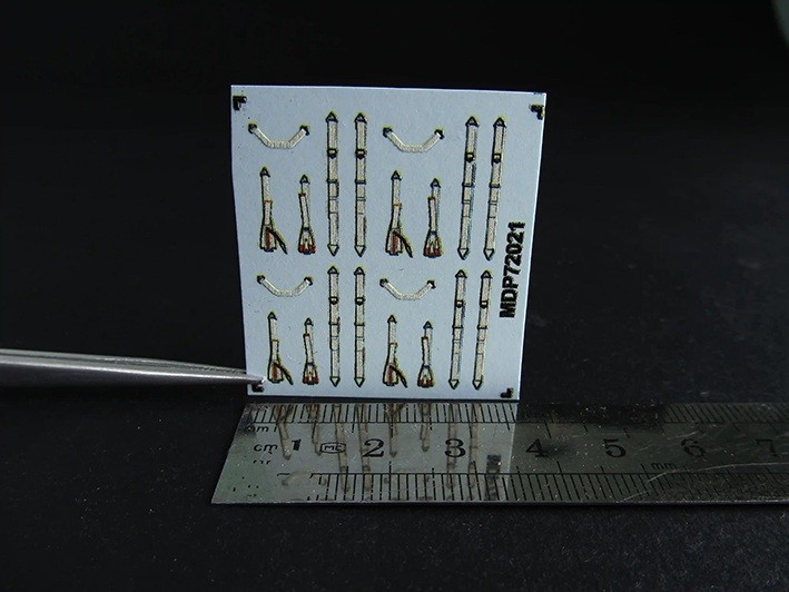 Metallic Details P72021 Luftwaffe seat belts late WWII (3D-Printed) 1/72