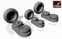 Armory ARAW48309 Northrop F-5E/F Tiger-II wheels 1/48