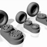 Armory ARAW48309 Northrop F-5E/F Tiger-II wheels 1/48