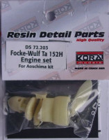 Kora Model DS72203 Focke-Wulf Ta 152H Engine set (AOSHIMA) 1/72