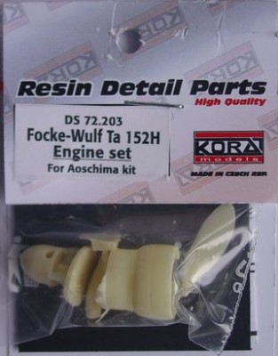 Kora Model DS72203 Focke-Wulf Ta 152H Engine set (AOSHIMA) 1/72