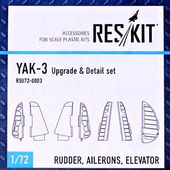 Reskit RSU72-0003 Yak-3 Upgrade &amp; detail set (ZVE) 1/72