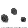 Armory ARAW72411 Blackburn/Hawker-Siddeley Buccaneer S.2B wheels with weighted tires 1/72