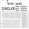 Sx Art 20001 Mask Circles 3mm (330x), 4mm (280x), 5mm (220x)
