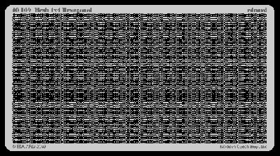 Eduard 00109 Mesh 4x4 Hexagonal Фототравление леерное ограждение