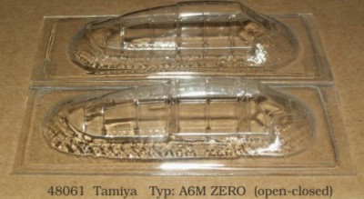 Rob Taurus 48061 Vacu Canopy A6M ZERO open-closed (TAM) 1/48