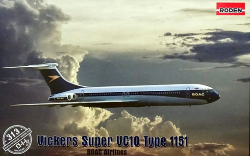 Roden 313 Vickers Super VC10 Type 1151 BOAC 1/144
