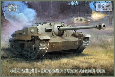 IBG Models 72050 44M Zrinyi I Hungarian 75mm Assault Gun 1/72