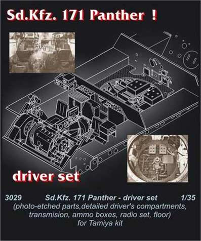 CMK 3029 Pz. V Panther - driver's set for TAM 1/35