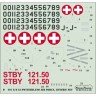 Model Maker Decals D48201 McDonnell-Douglas F/A-18C/D Switzerland Air Force, generic set 1/48