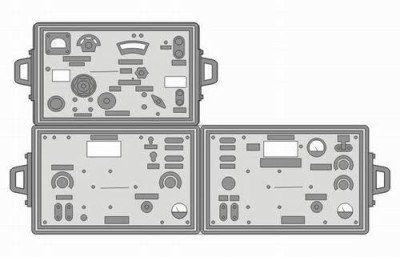CMK B35076 German tank radio set Fu 2+5 WWII (2pcs) 1/35