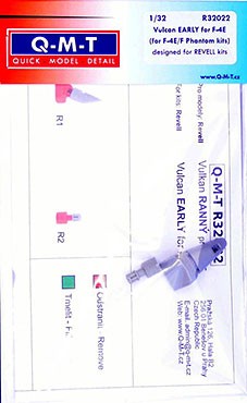 Q-M-T QMT-R32022 1/32 Vulcan Cannon Early for F-4E Phantom II (REV)