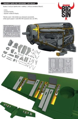Eduard SIN64870 Spitfire Mk.I ADVANCED (EDU) 1:48