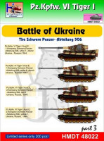 Hm Decals HMDT48022 1/48 Decals Pz.Kpfw.VI Tiger I Battle of Ukraine 3