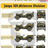 Hm Decals HMDT35042 1/35 Decals J.Willys MB/Ford GPW 101 Airborne Div.