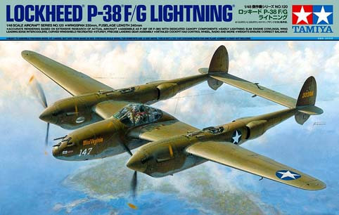 Tamiya 61120 Lockheed P-38 F/G Lightning 1/48