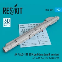Reskit RSK72-409 AN / ALQ-119 ECM pod (long length version) 1/72