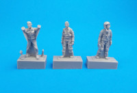 CMK F72308 Two French Pilots & Mechanic for Mirage F1.B 1/72