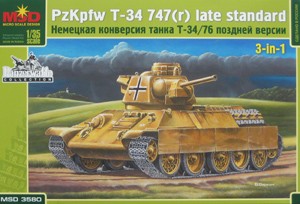 MSD-Maquette MQ 3580 Немецкая модификация Т-34/76 позднего выпуска 1/35