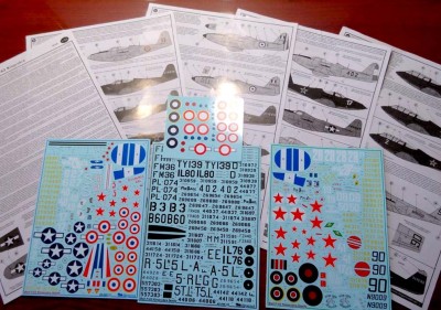 Begemot Decals 48-046 Декаль Bell P-63 Kingcobra 1/48