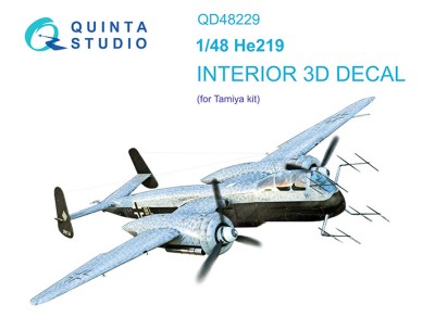 Quinta studio QD48229 He 219 (Tamiya) 1/48