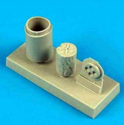 QuickBoost QB48345 SBD Dauntless life raft container 1/48