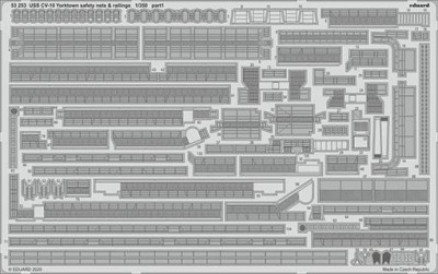 Eduard 53252 SET 1/350 USS CV-10 Yorktown island (TRUMP)
