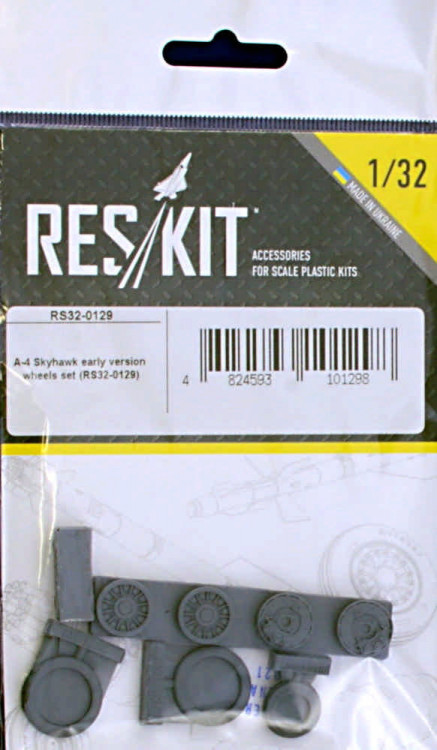 Reskit RS32-0129 A-4 Skyhawk early version Колеса (TRUMP,HAS) 1/32