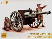 HAT 8158 WWI U.S Artillery 4 per box A1035R Restocks Production 1/72