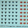LF Model C72119 Decals Austro-Hungarian propeller labels 1/72