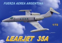 Mach 2 MACHGP084 Gates Learjet 35A Argentina Air Force 1/72