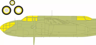 Eduard EX1125 Mask DB-7 Boston III (HKM) 1/48